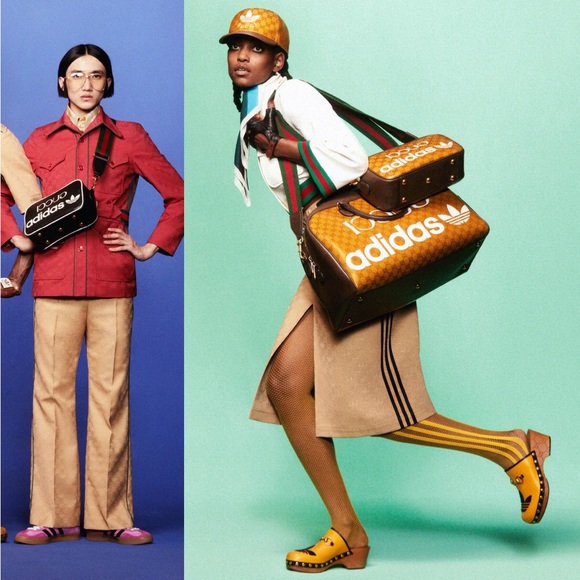 Gucci + Adidas RARE yellow and black horsebit wooden clogs SZ 39 🤌🔥⭐️⚡️👩‍🎤 - Picture 16 of 16